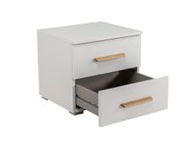 Nachttafel ADITIO - Wit/Eik RCH AD636ZWI