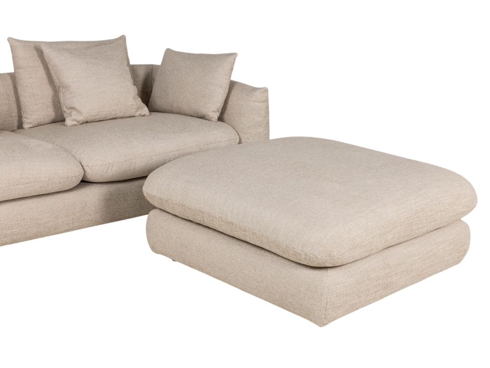 Voetbank CAVALLO - Beige RIV-97-000040-B-M03