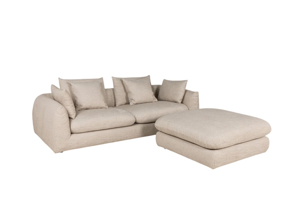 Voetbank CAVALLO - Beige RIV-97-000040-B-M03