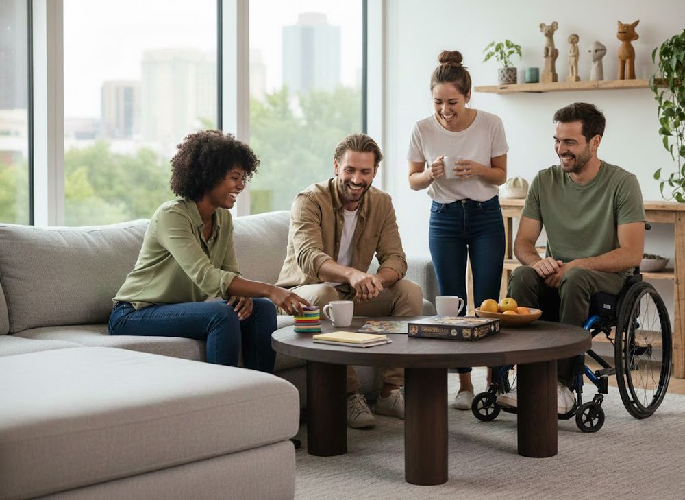 Salontafel MONROE - Donker eikenhout C-KOM-935-642