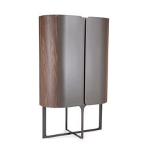 Wandkast WALNUT - Walnootfineer/Brons XLC-42-0000003