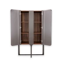 Wandkast WALNUT - Walnootfineer/Brons XLC-42-0000003