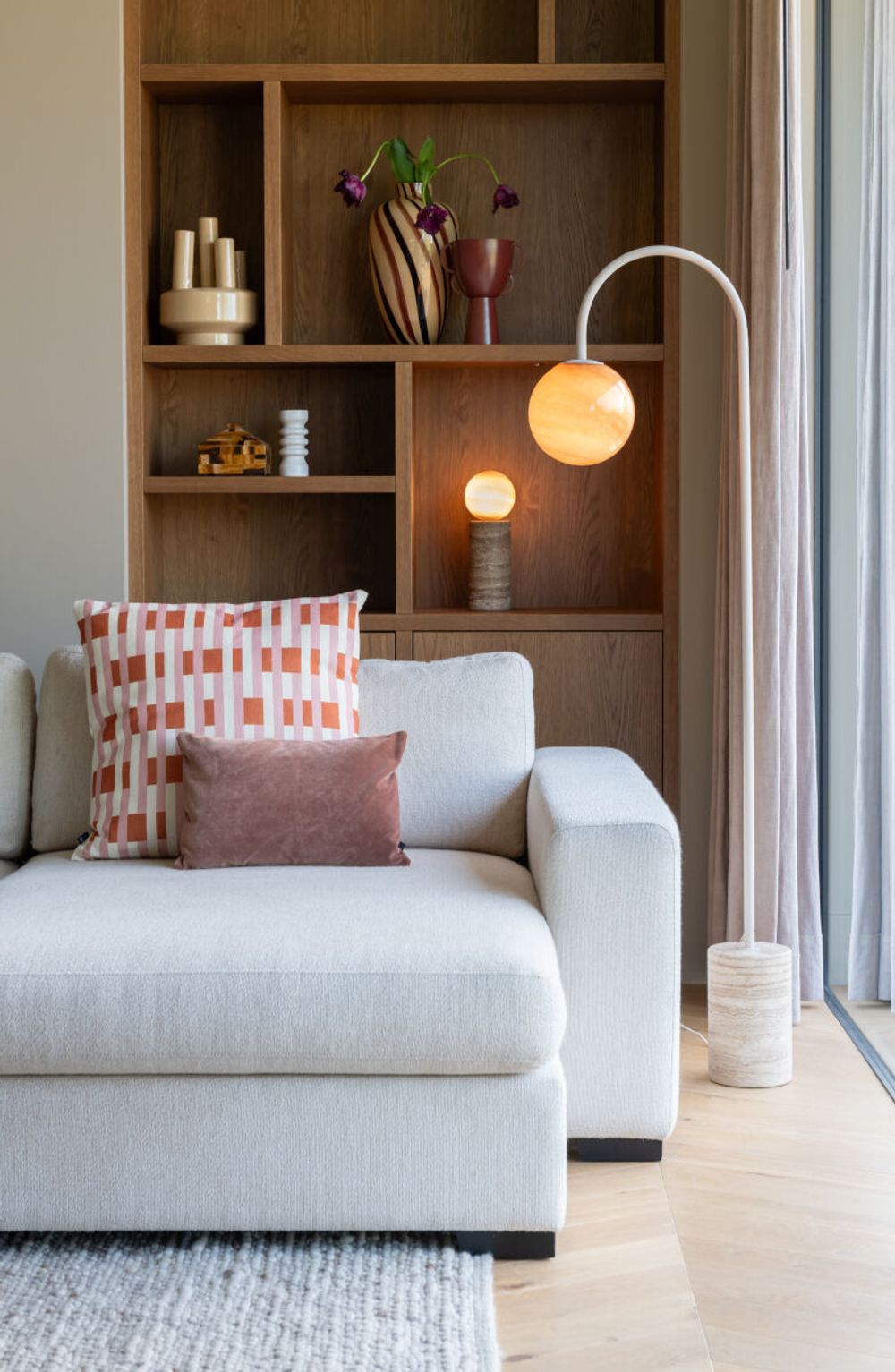 Vloerlamp TIVOLI - Zand Travertijn IAR TIVF030SA