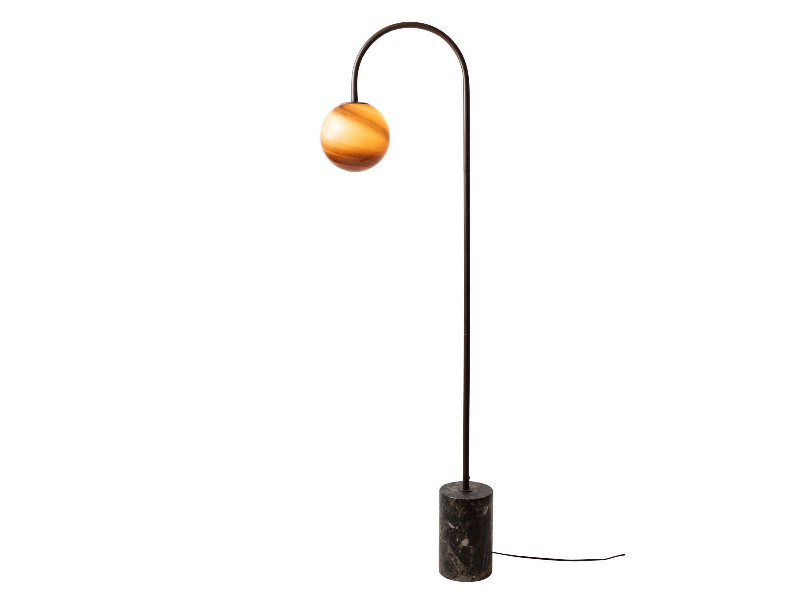 Vloerlamp TIVOLI - Bruin Marmer