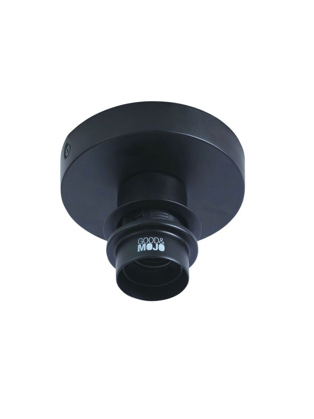 Plafondlamp ANDROS - Zwart / Naturel Zeegras IAR ANDC011BN