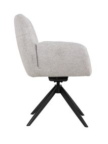 Draaibare armstoel ROXANA - Ivoor UNI-7-002