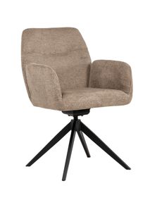 Draaibare armstoel ROXANA - Taupe UNI-7-003