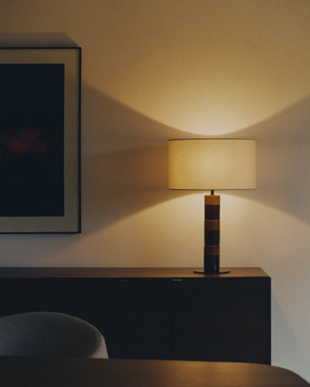 Tafellamp MAVRAN - Bruin/Mosterd keramiek KAV L00128KK35