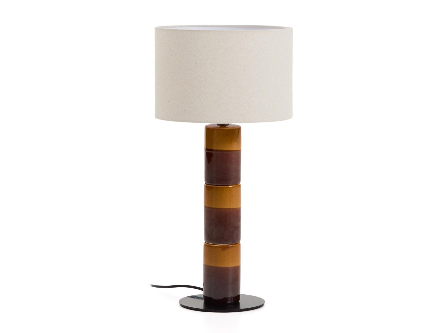 Tafellamp MAVRAN - Bruin/Mosterd keramiek KAV L00128KK35