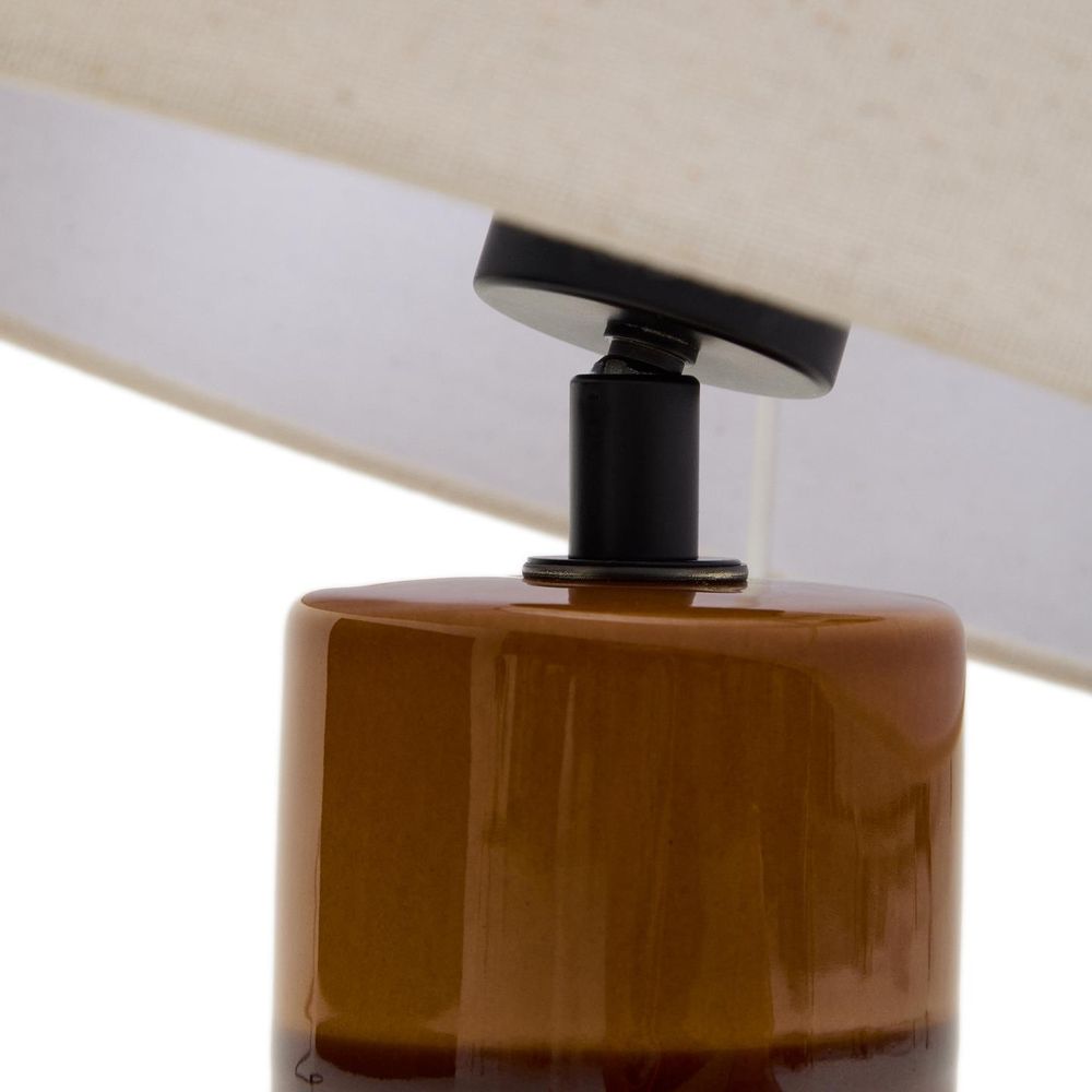 Tafellamp MAVRAN - Bruin/Mosterd keramiek KAV L00128KK35