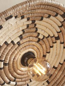 Wandlamp ANDROS - Wit / Naturel Zeegras IAR ANDW051NW