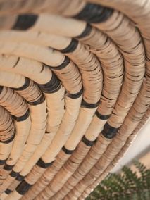 Wandlamp ANDROS - Wit / Naturel Zeegras IAR ANDW051NW