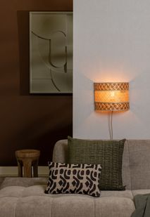 Wandlamp LANGKAWI - Naturel / Bruin Bamboe IAR LANW031NB