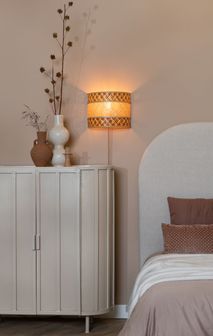 Wandlamp LANGKAWI - Naturel / Bruin Bamboe IAR LANW031NB