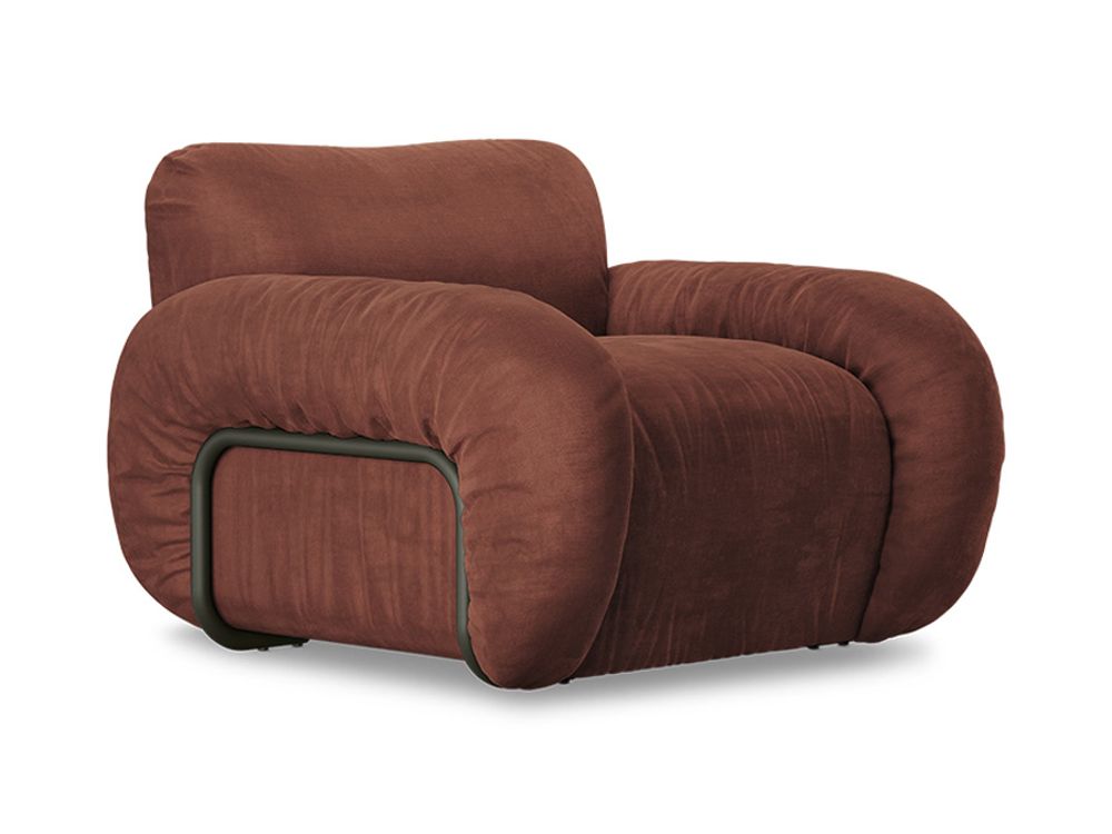 Fauteuil ARC - Magnolia Velvet HKI CFA0014