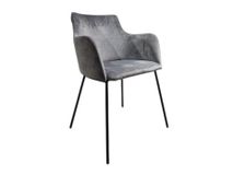 Set van 4 eetkamerstoelen VENICE - Blauw C-FDF-VE-SET1