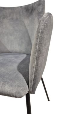 Set van 4 eetkamerstoelen VENICE - Blauw C-FDF-VE-SET1