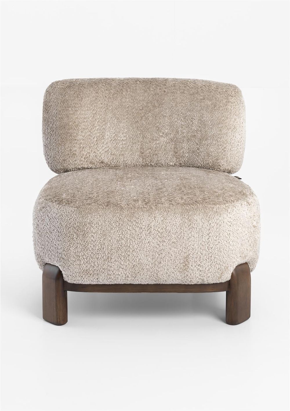 Fauteuil RHODI - Champagne/Walnoot CCM 53188CPG