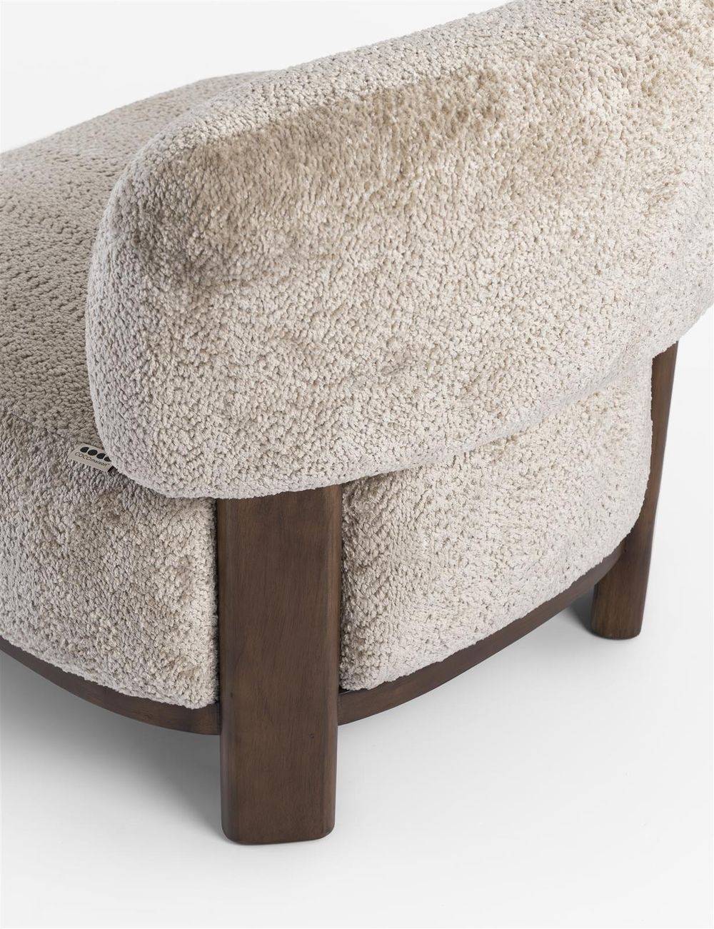 Fauteuil RHODI - Champagne/Walnoot CCM 53188CPG