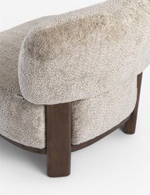 Fauteuil RHODI - Champagne/Walnoot CCM 53188CPG