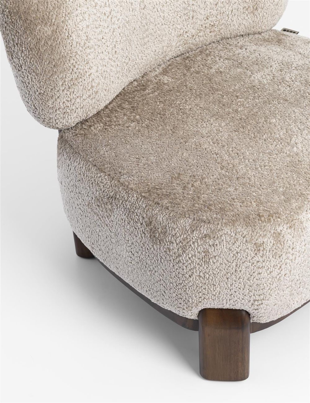 Fauteuil RHODI - Champagne/Walnoot CCM 53188CPG