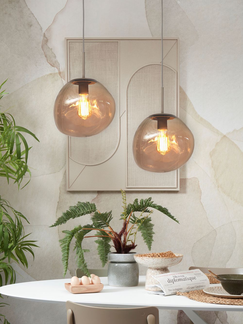 Hanglamp HELSINKI - Amber IAR HELSINKI-H-A