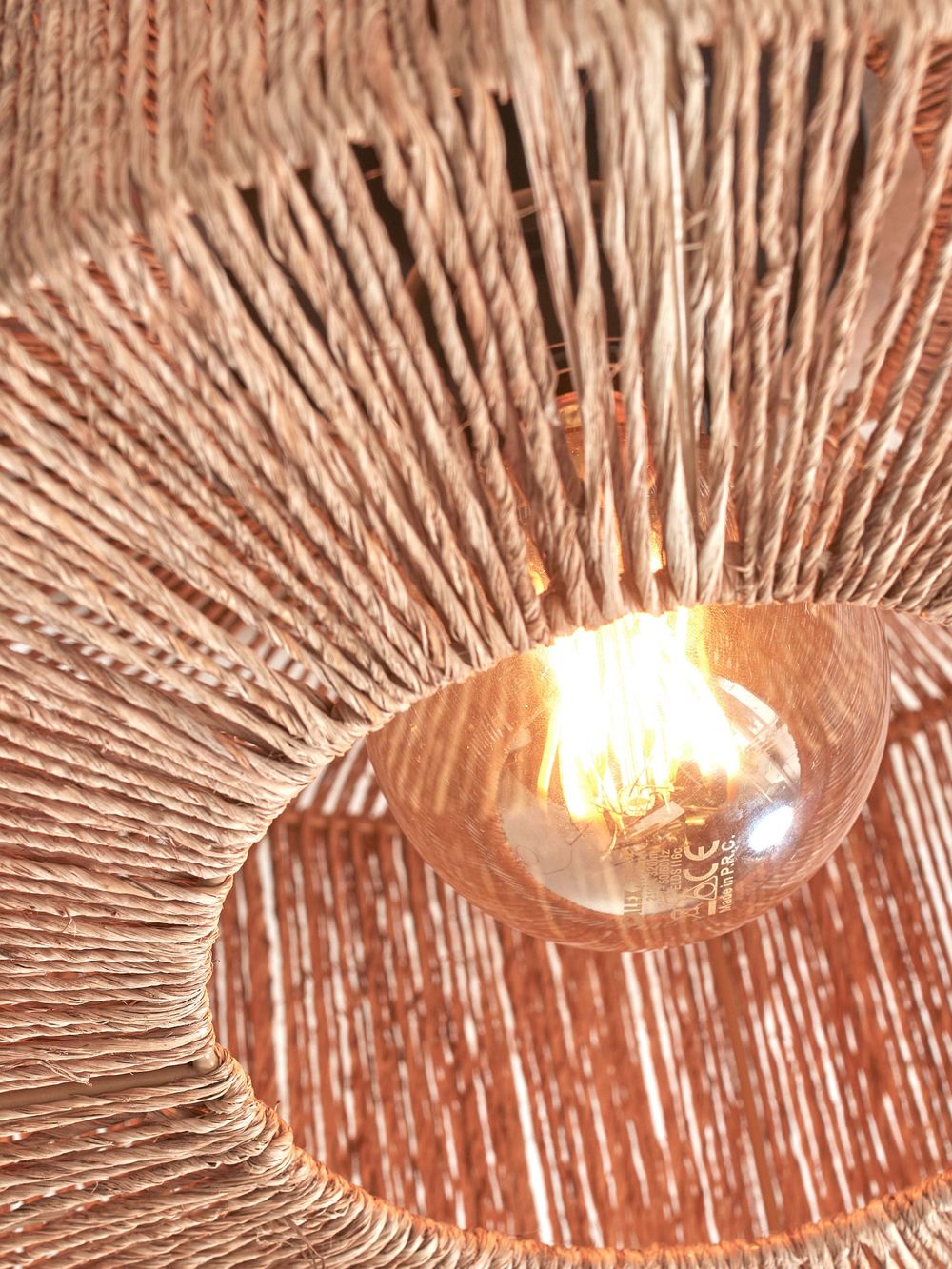 Plafondlamp IGUAZU L - Jute Naturel C-IAR IGUAZU3016TZ