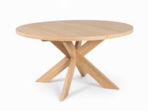 Uitschuifbare ronde eettafel MODENA - Smoked oak FDF-34-000163
