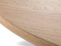 Uitschuifbare ronde eettafel MODENA - Smoked oak FDF-34-000163