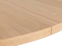 Uitschuifbare ronde eettafel MODENA - Smoked oak FDF-34-000163
