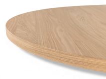 Uitschuifbare ronde eettafel MODENA - Smoked oak FDF-34-000163