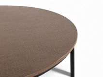 Set van 2 salontafels HARLOW - Brushed / Hammered  MXF-308-001-COP