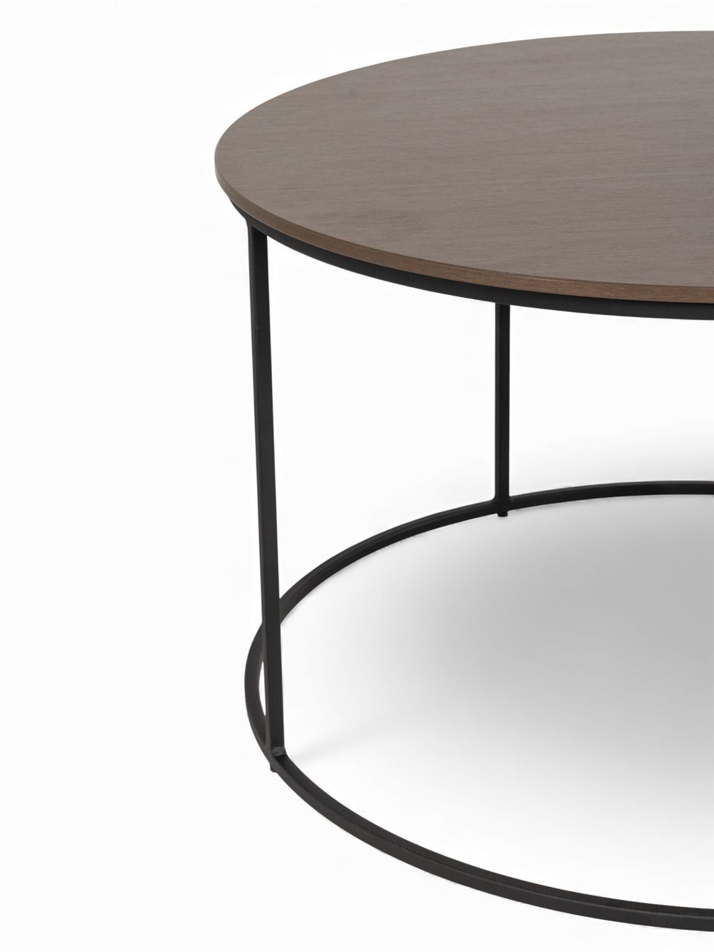 Set van 2 salontafels HARLOW - Brushed / Hammered  MXF-308-001-COP