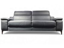 3-zit LIPARI - Leder Blauw CAL-132-000090-B119