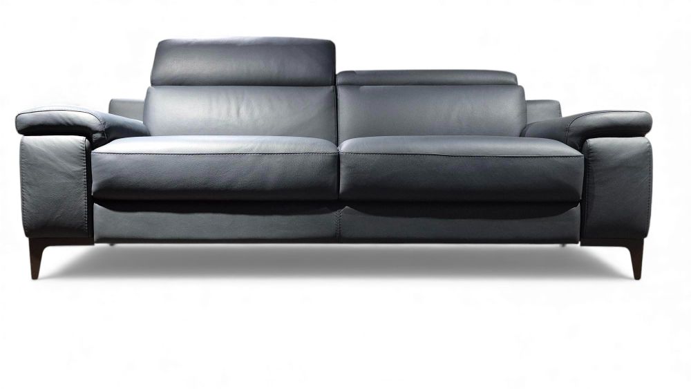 3-zit LIPARI - Leder Blauw CAL-132-000090-B119