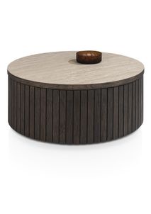 Salontafel RAVELLO - Eikenfineer/Travertin HEH 54550-BAS