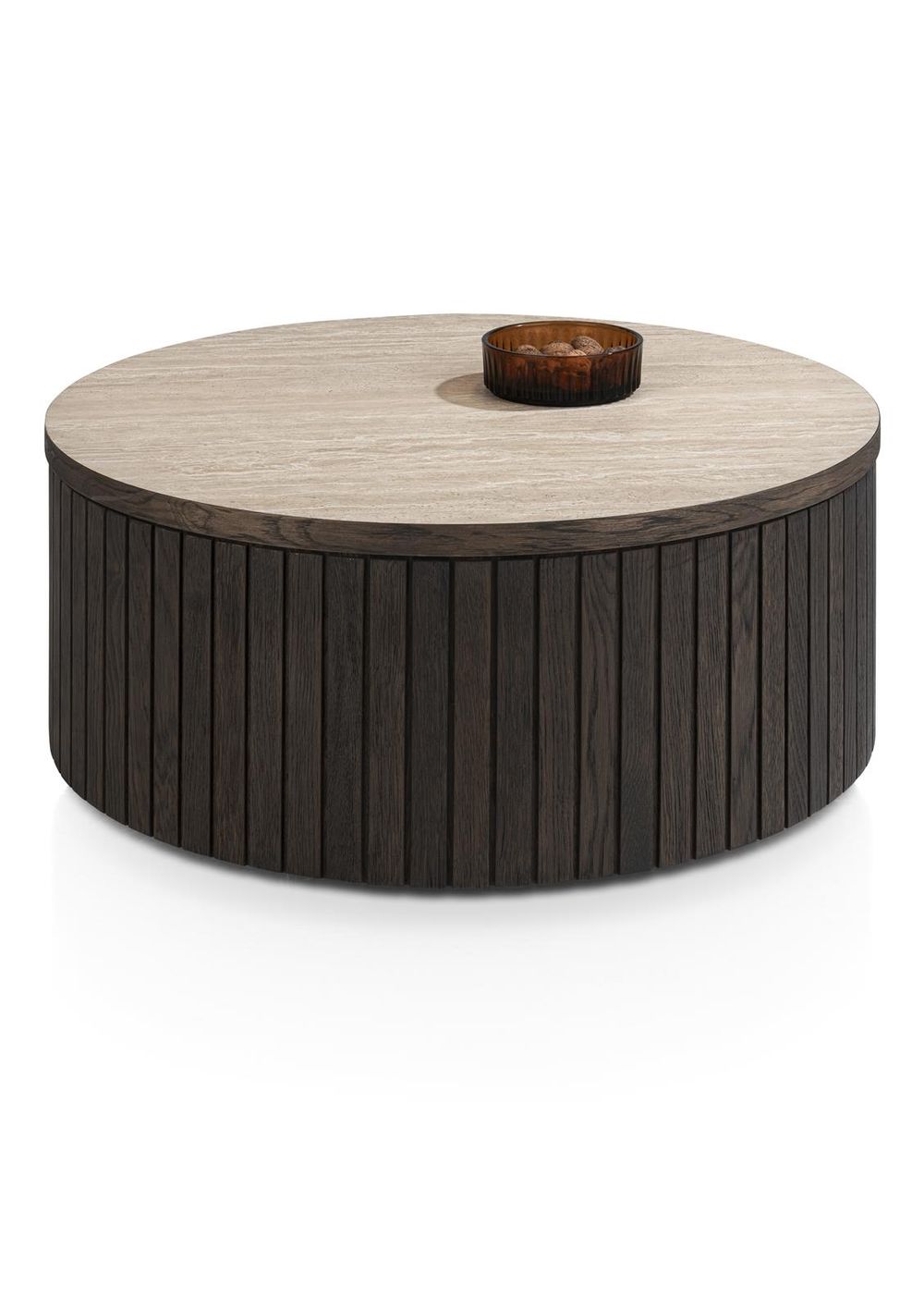 Salontafel RAVELLO - Eikenfineer/Travertin HEH 54550-BAS