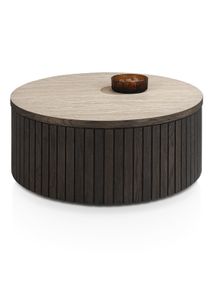 Salontafel RAVELLO - Eikenfineer/Travertin HEH 54550-BAS