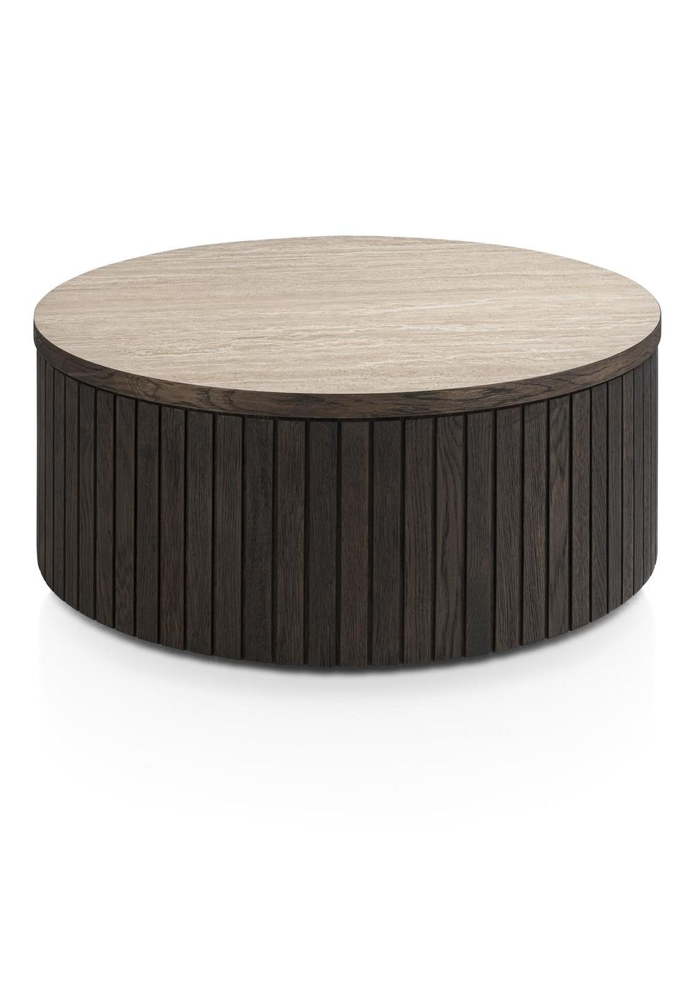 Salontafel RAVELLO - Eikenfineer/Travertin HEH 54550-BAS