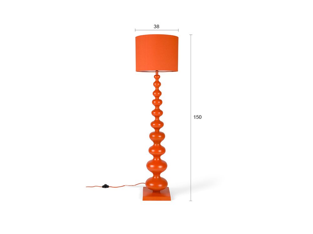 Vloerlamp WHEN ORANGE IS KING - Oranje ZVR 1000347