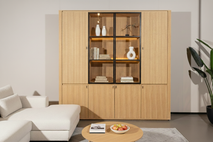 Vitrinekast EVORA - Eikfineer CRE-3-001-NAT