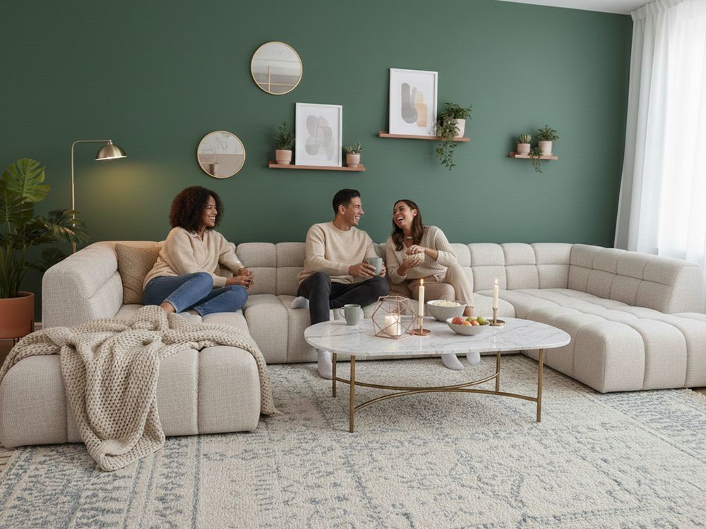 Hoekzetel LIVIA - Beige RAM-4-TZ