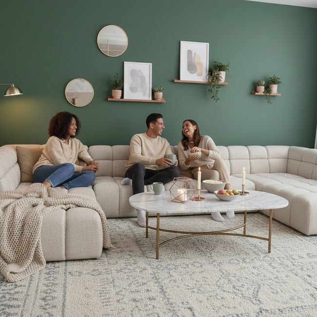 Hoekzetel LIVIA - Beige