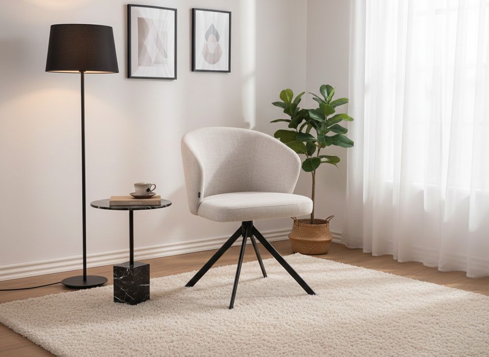 Eetkamerstoel LAZIO - Beige MED-37-000001