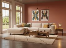 Hoekzetel VESTA - Beige FUR-1-000253-1-CS