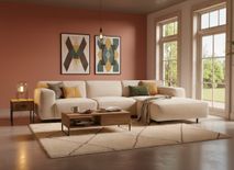 Hoekzetel VESTA - Beige FUR-1-000244-CS