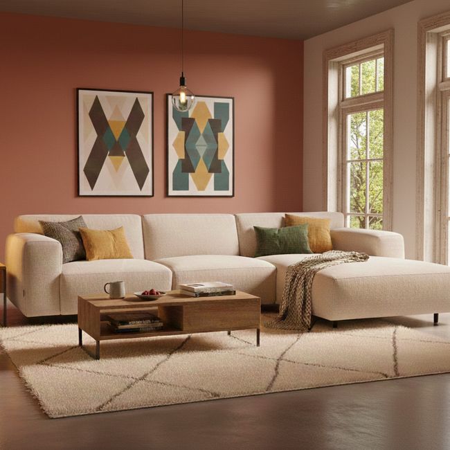 Hoekzetel VESTA - Beige