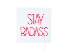 Wandlamp BADASS - Rood neon ZVR BM54002