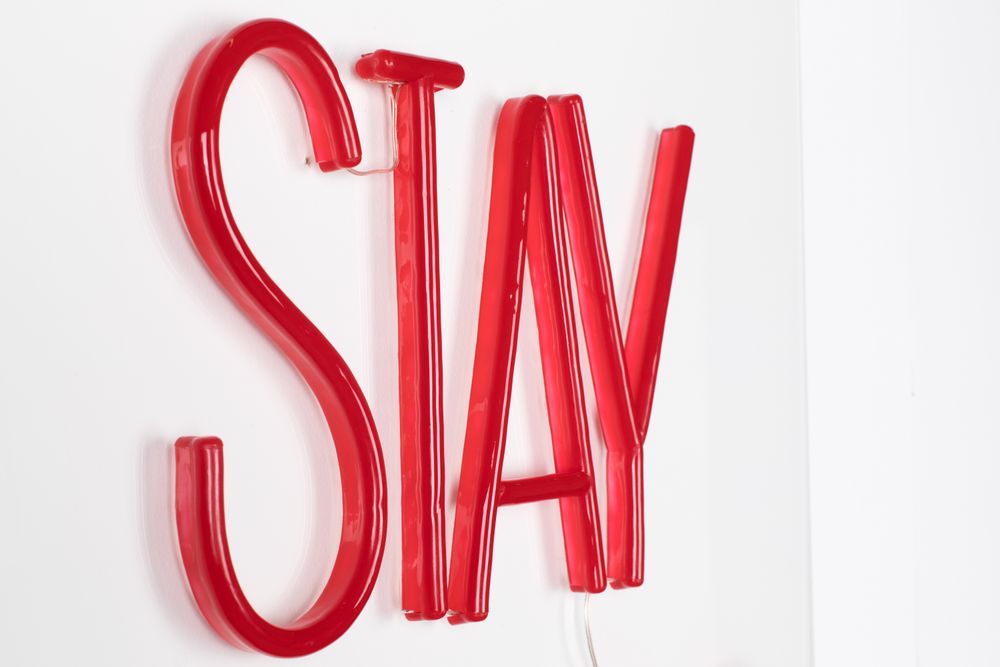 Wandlamp BADASS - Rood neon ZVR BM54002