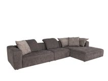 Hoekzetel MOLLY incl. 6 kussens - Bruin C-DFM-12-HKTZ